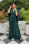 DRAPED KAFTAN GOWN