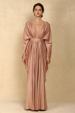 DRAPED KAFTAN GOWN